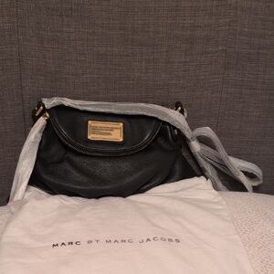 Marc by Marc Jacobs mini Natasha Black Leather Shoulder Bag